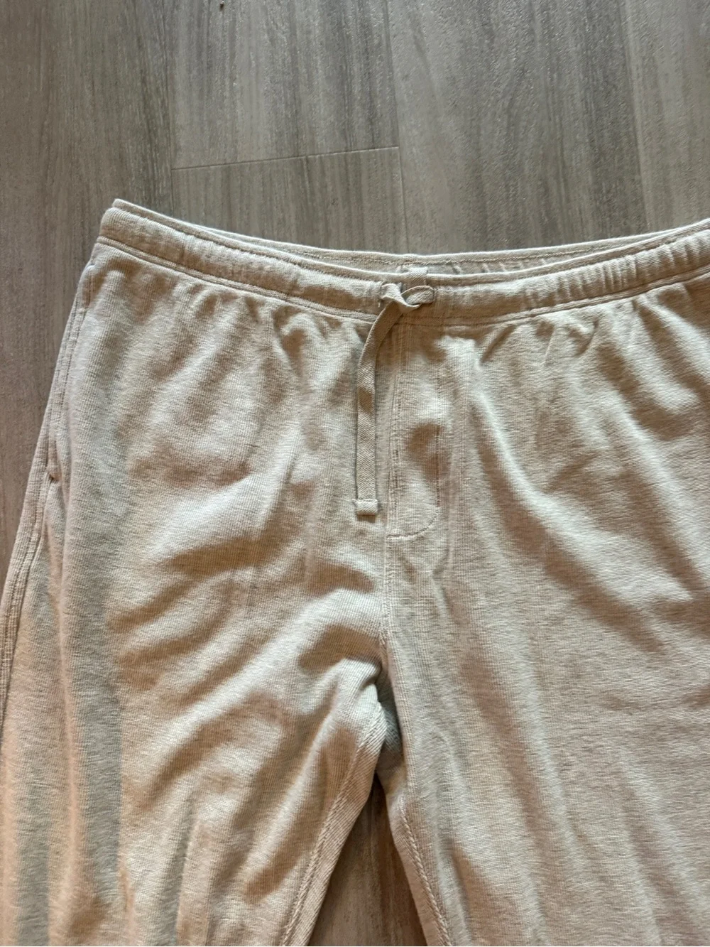 J. Crew Cream Knit Joggers Sweatpants TALL
